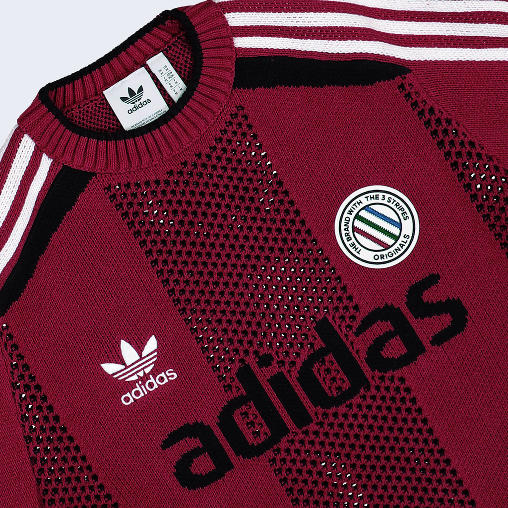 Adicolor Blokecore LS Pullover Burgundy
