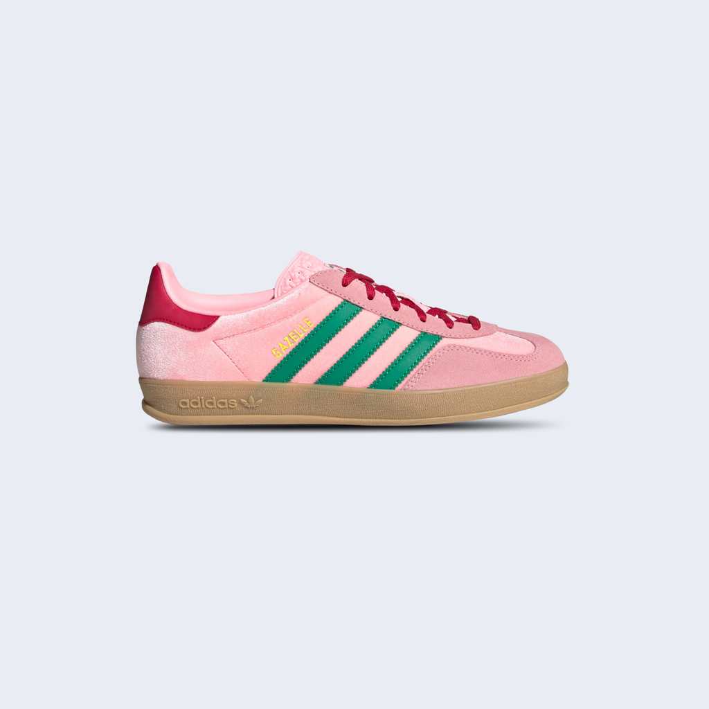 Gazelle Indoor Court Green / Glow Pink / Gum