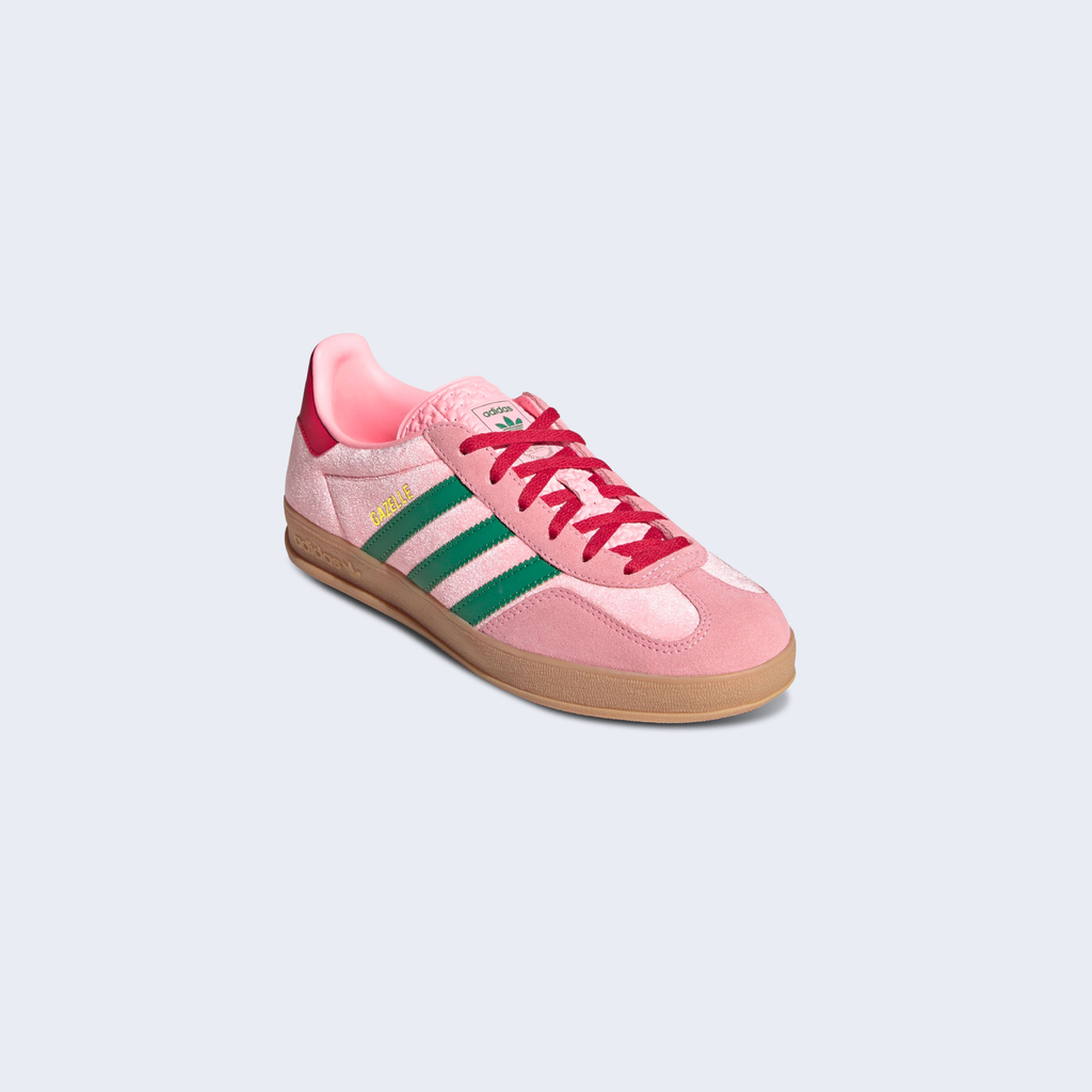 Gazelle Indoor Court Green / Glow Pink / Gum