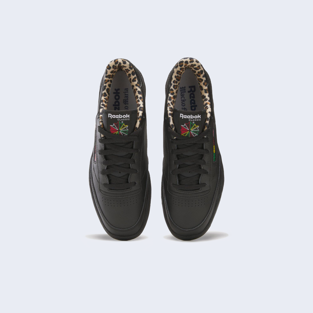 Wacko Maria Club C 85 Vintage Black / Leopard / Gum
