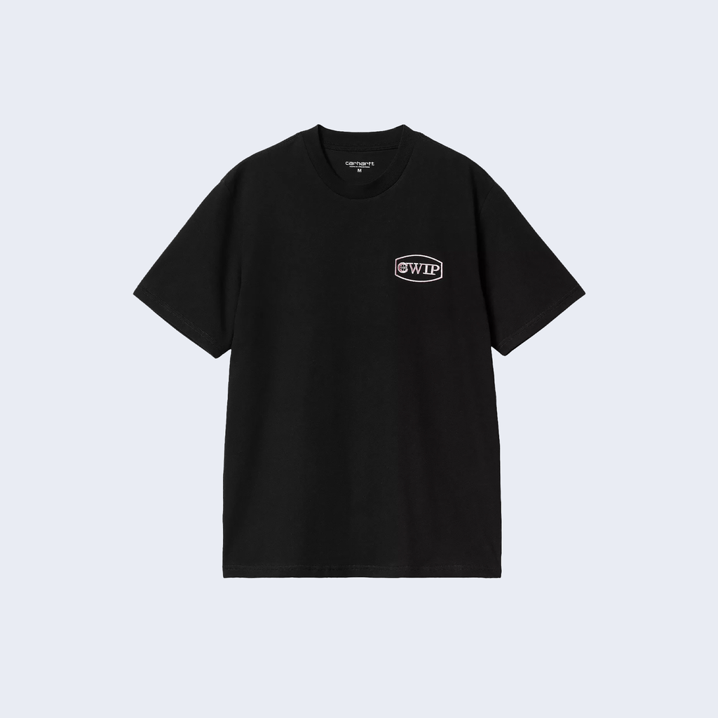 S/S Lay Up T-Shirt Black / Air Pink