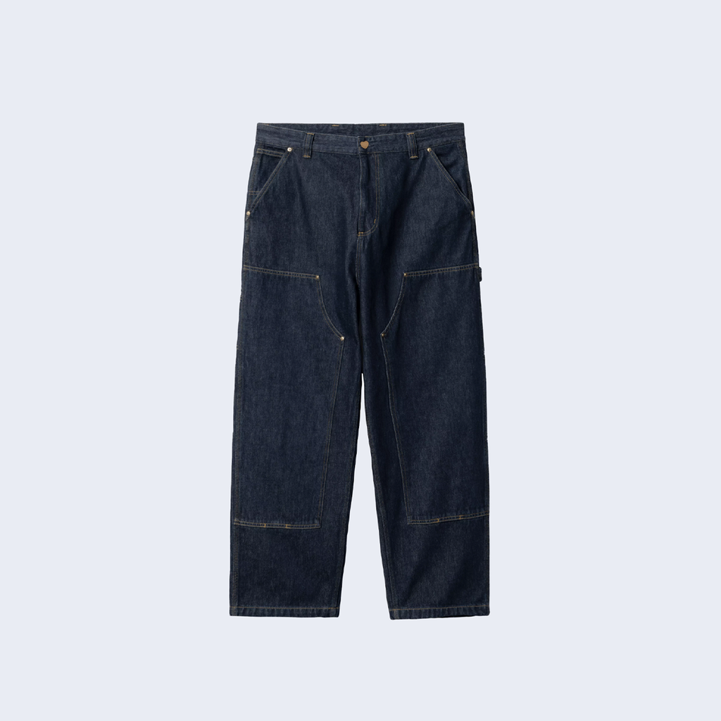Nash Double Knee Pant Blue Rinsed