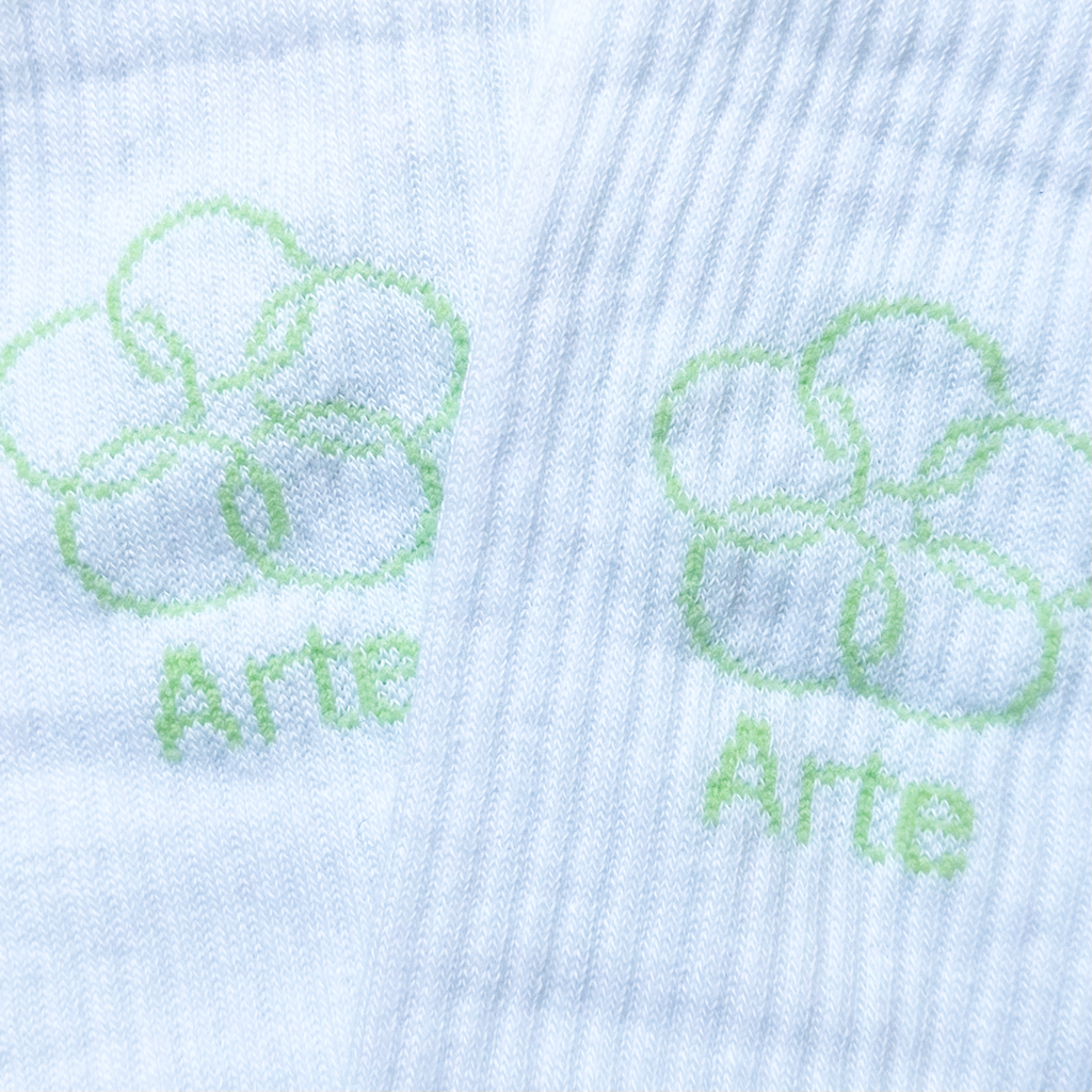 Arte Rings Socks White