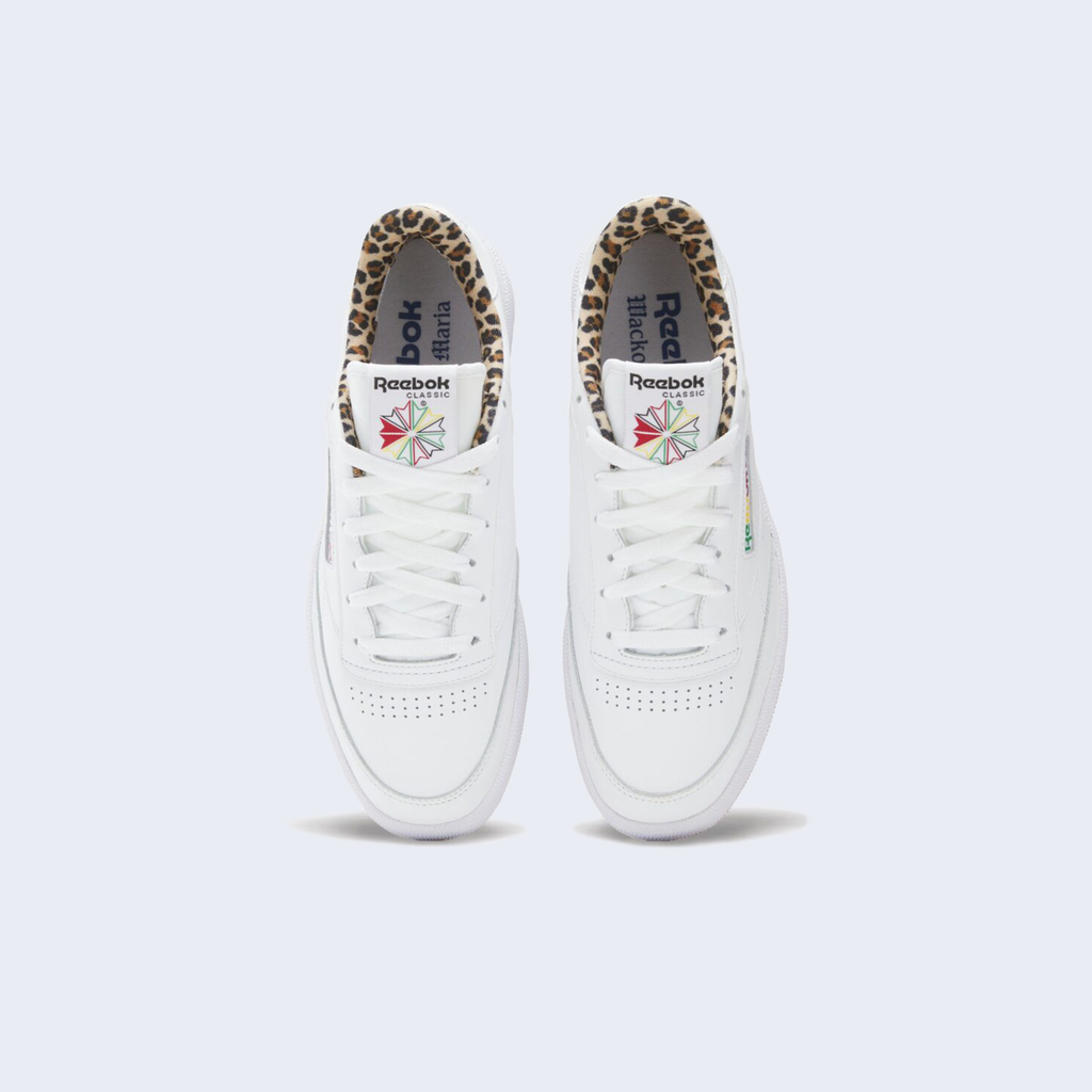 Wacko Maria Club C 85 Vintage Footwear White / Leopard / Gum