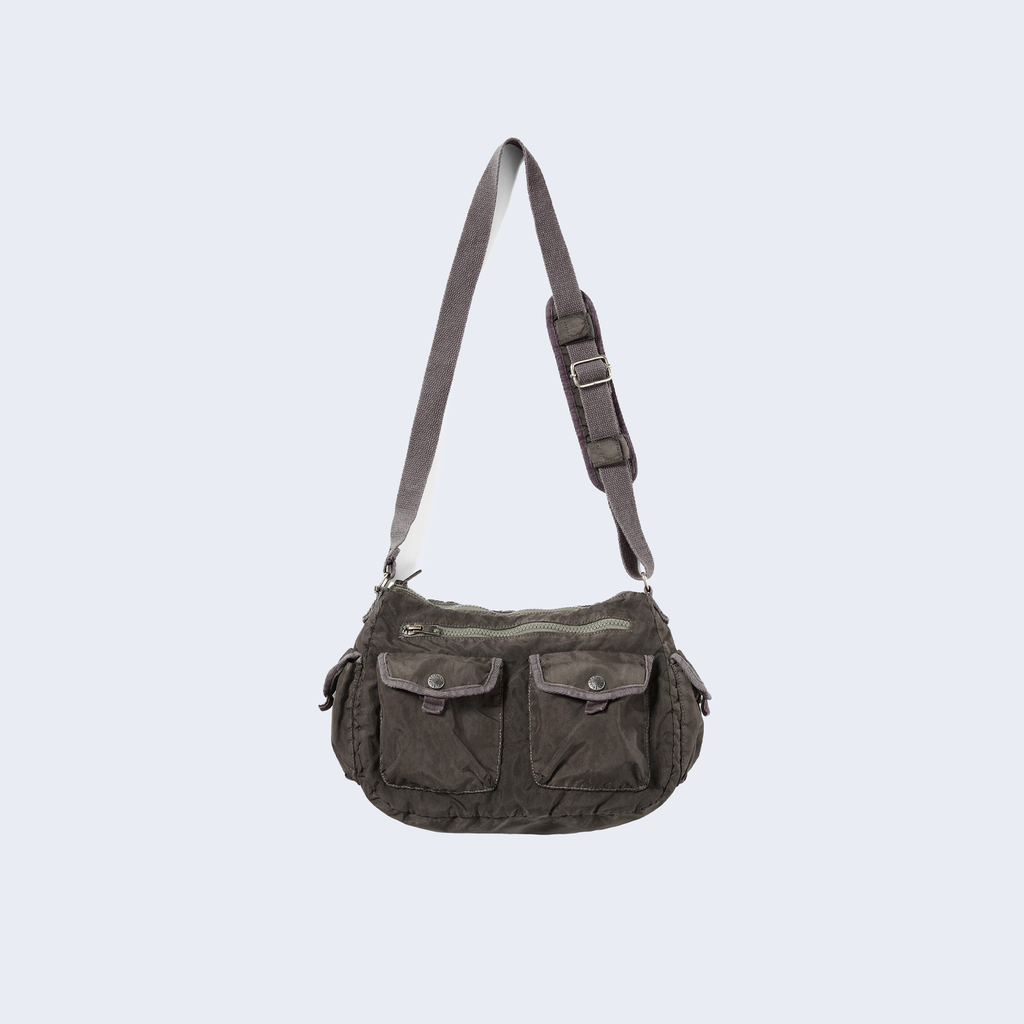 Overdyed Shoulder Bag Light Charcoal