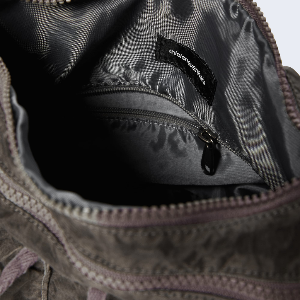 Overdyed Shoulder Bag Light Charcoal