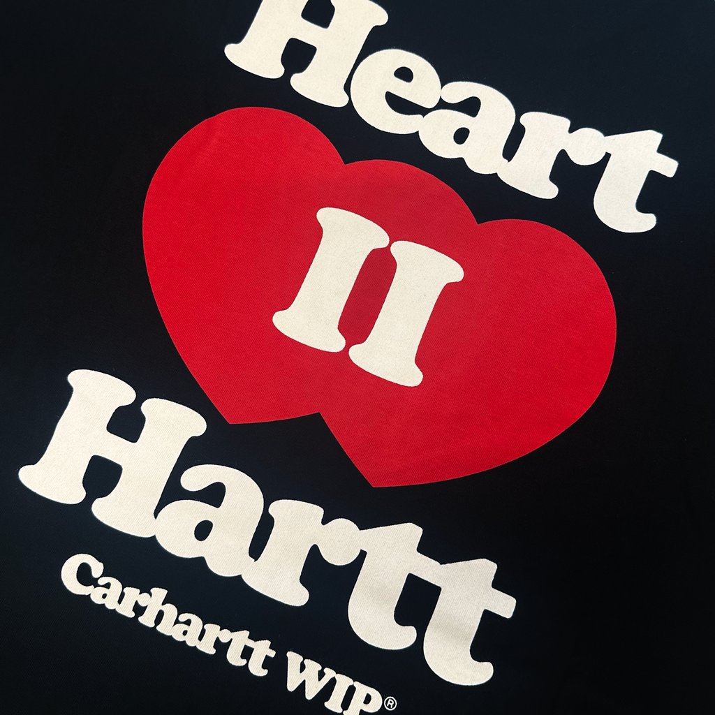 S/S Heart II Hartt T-Shirt Black