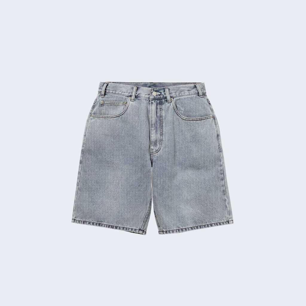 Washed Denim Short Washed blue