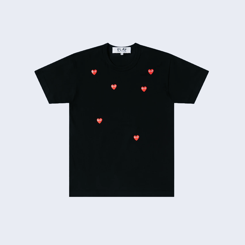 Many Hearts Tee Black