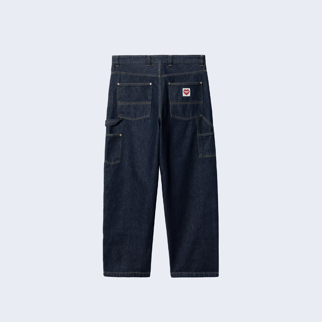 Nash Double Knee Pant Blue Rinsed