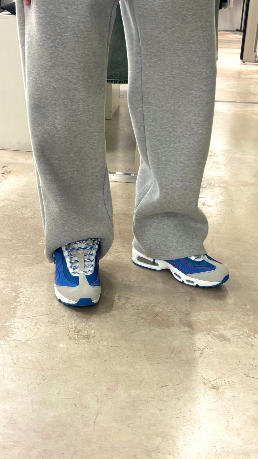 Air Max 95 Big Bubble Lawson Blue Sapphire / Metallic Silver