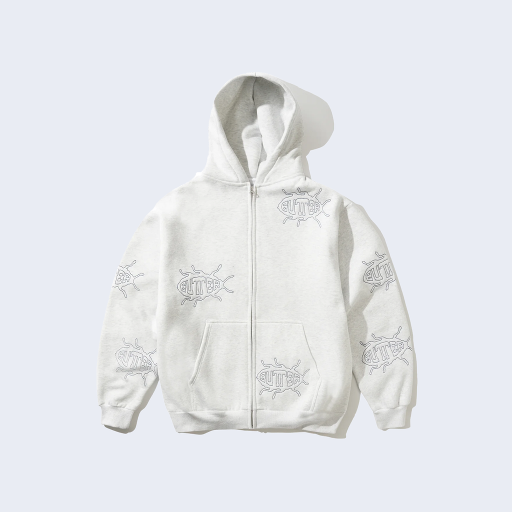 Roach Zip-Thru Hood Ash