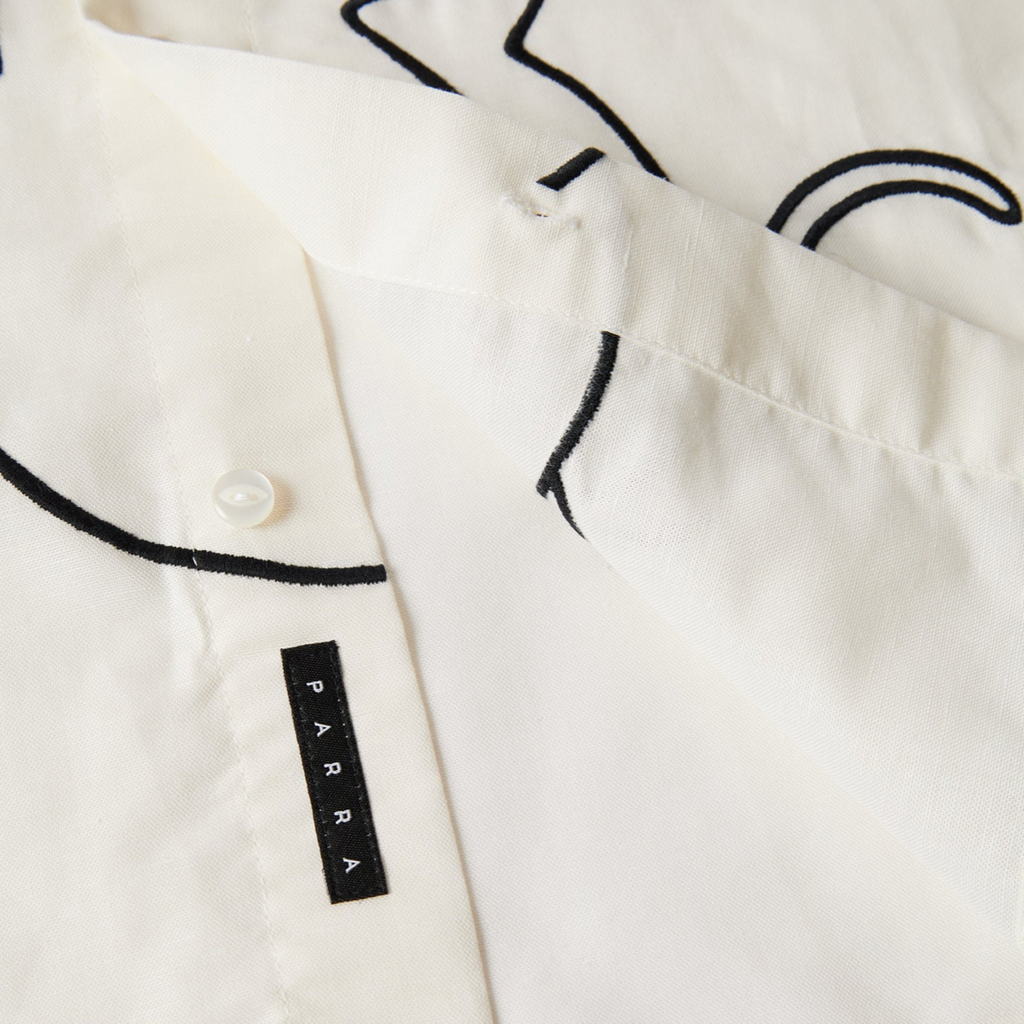 Vertical Horse Short Sleeve Shirt Off White