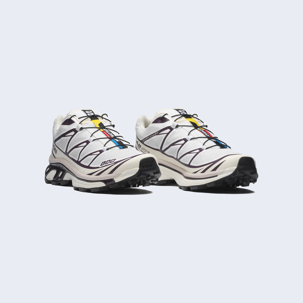 XT-6 White / Vanilla Ice / Plum