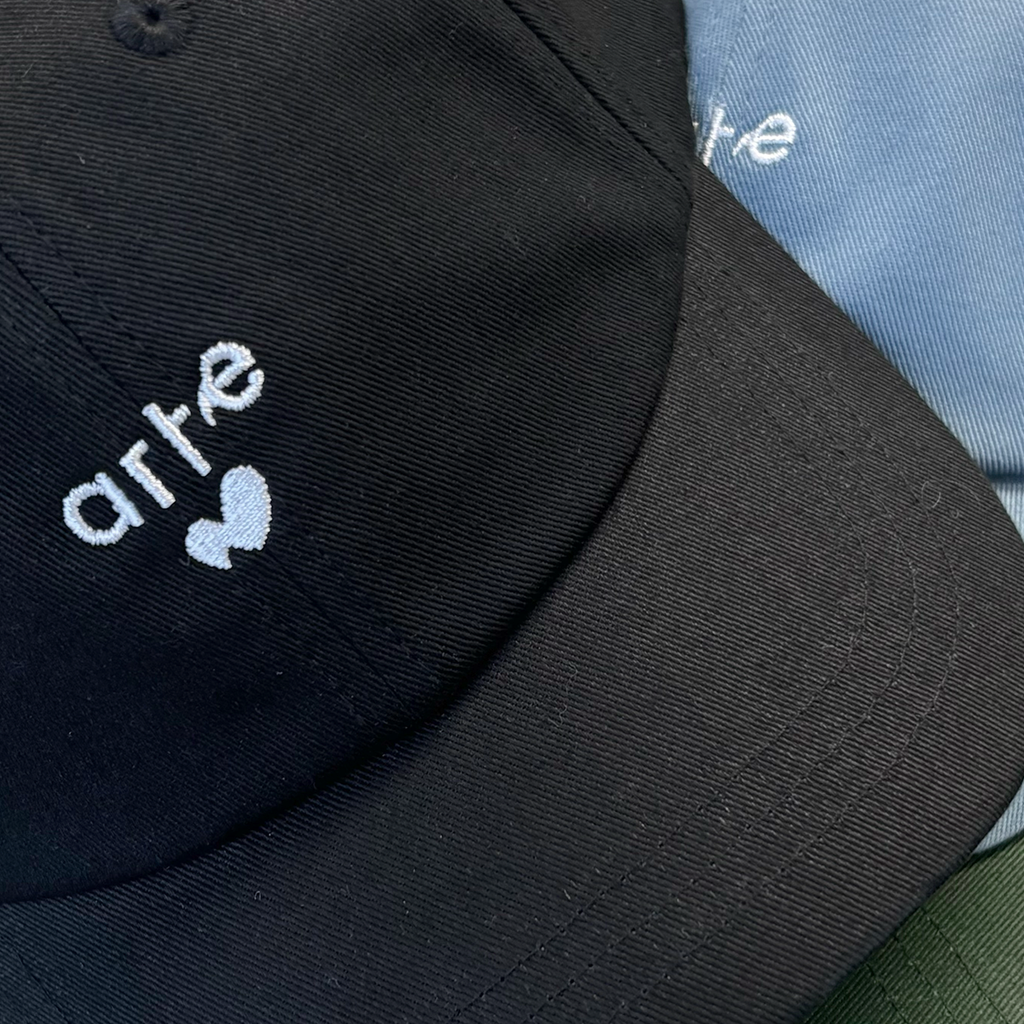 Heart Logo Cap Black