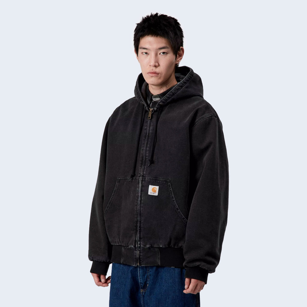 OG Active Jacket Black Stone Washed