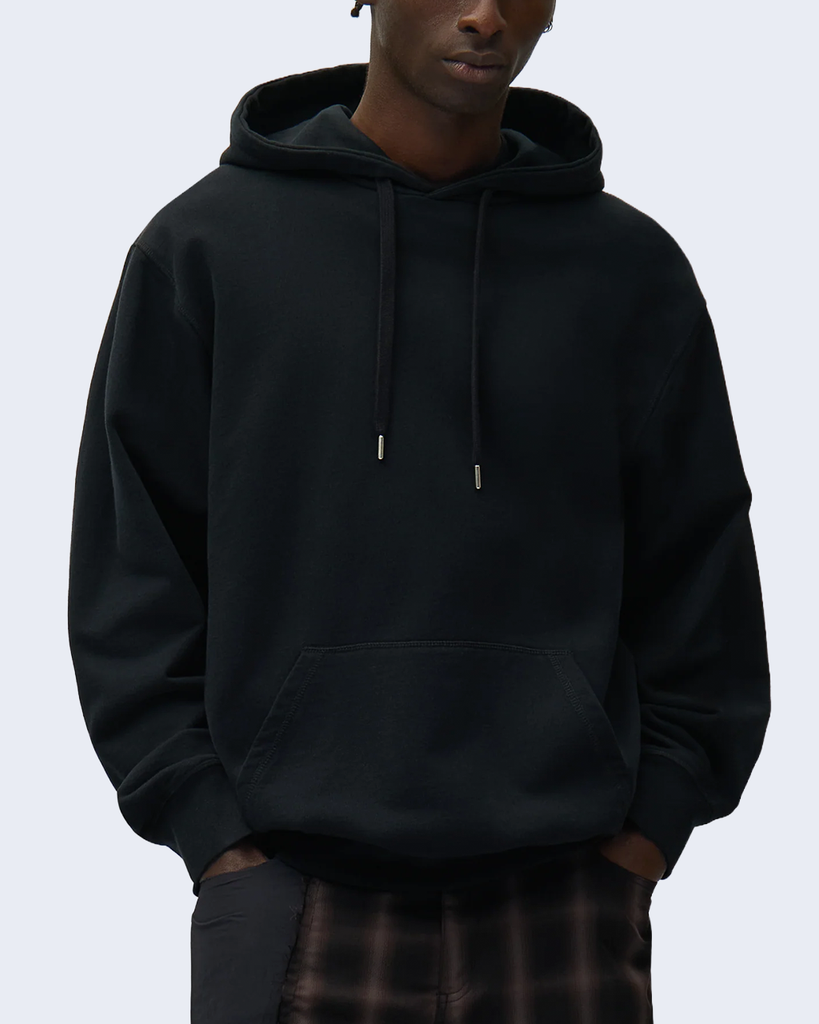Back Abstract Hoodie Black