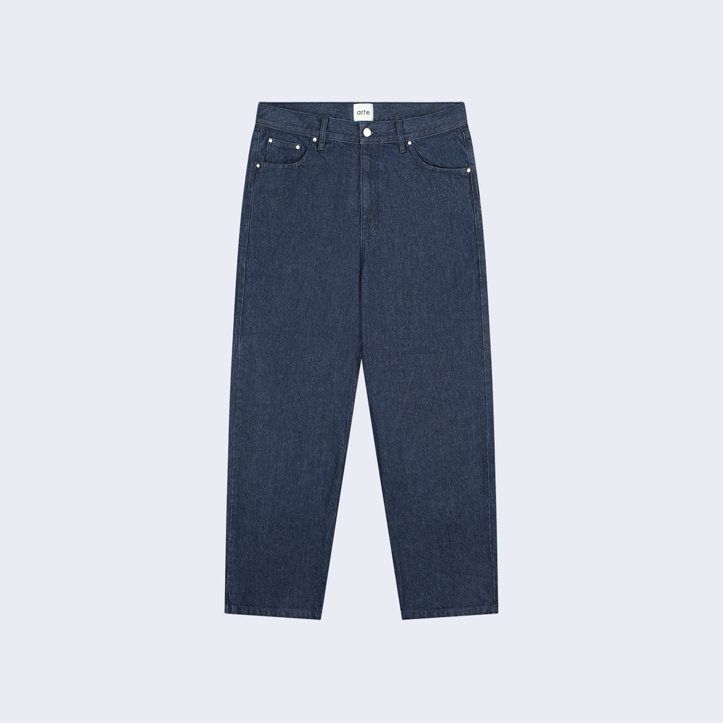 Circle Logo Pocket Pants Raw Denim