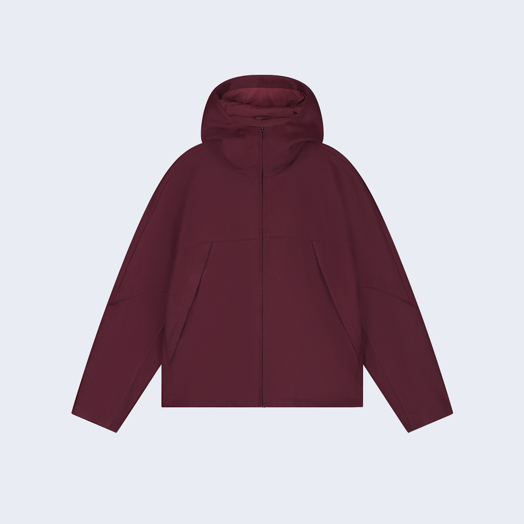 Technical Wool Jacket Bordeaux