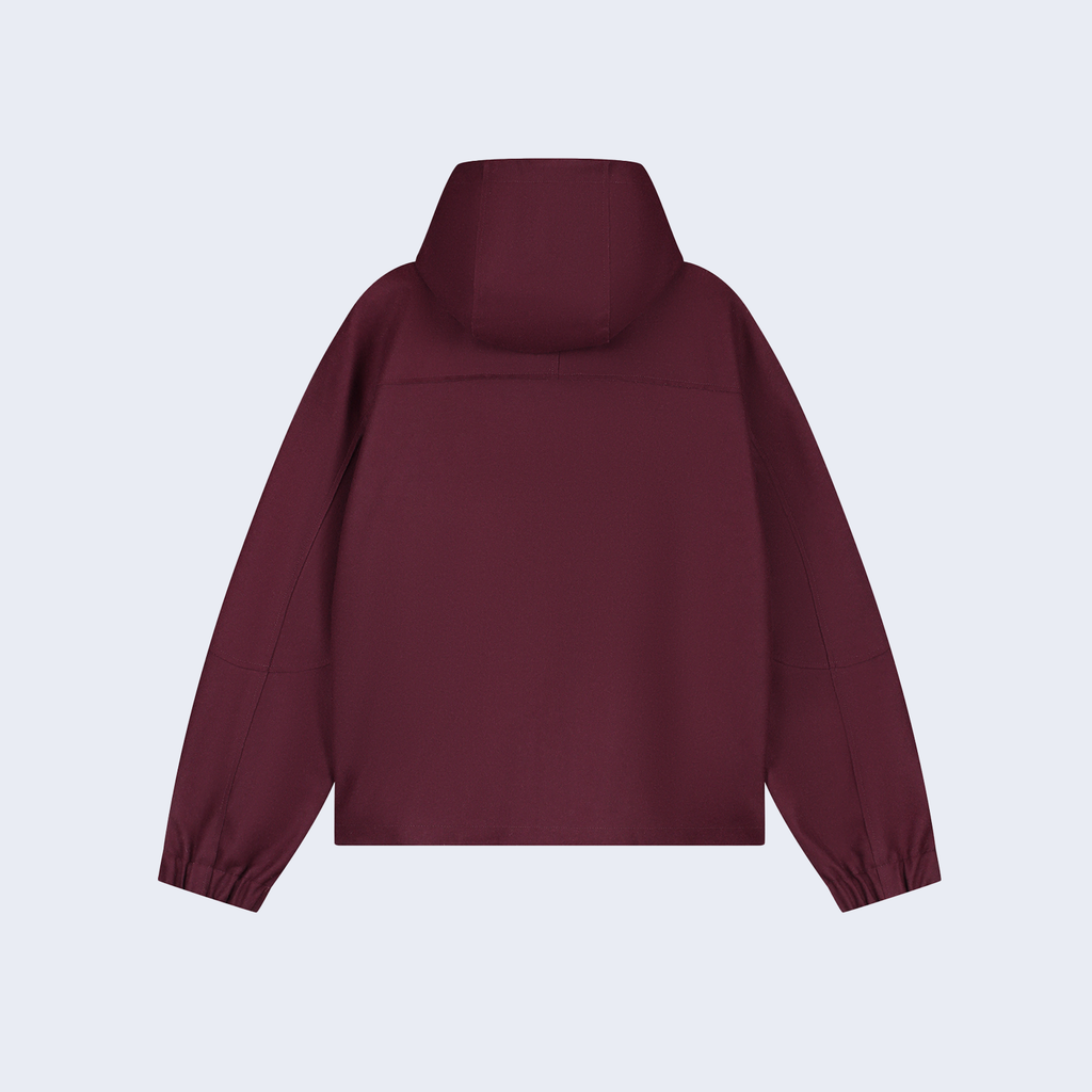 Technical Wool Jacket Bordeaux