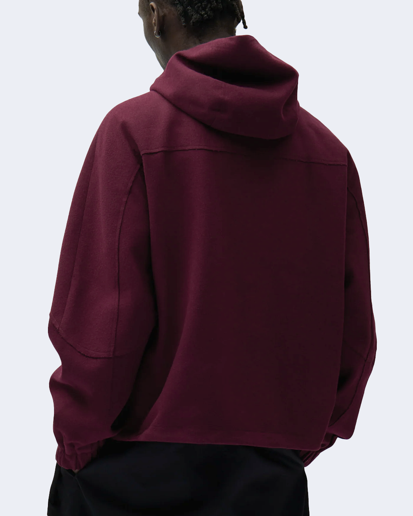 Technical Wool Jacket Bordeaux