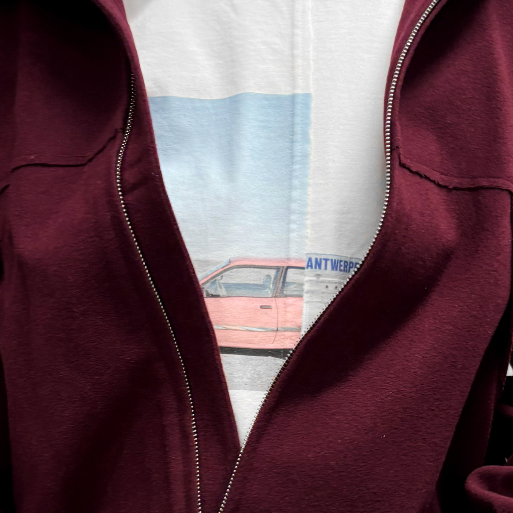 Technical Wool Jacket Bordeaux