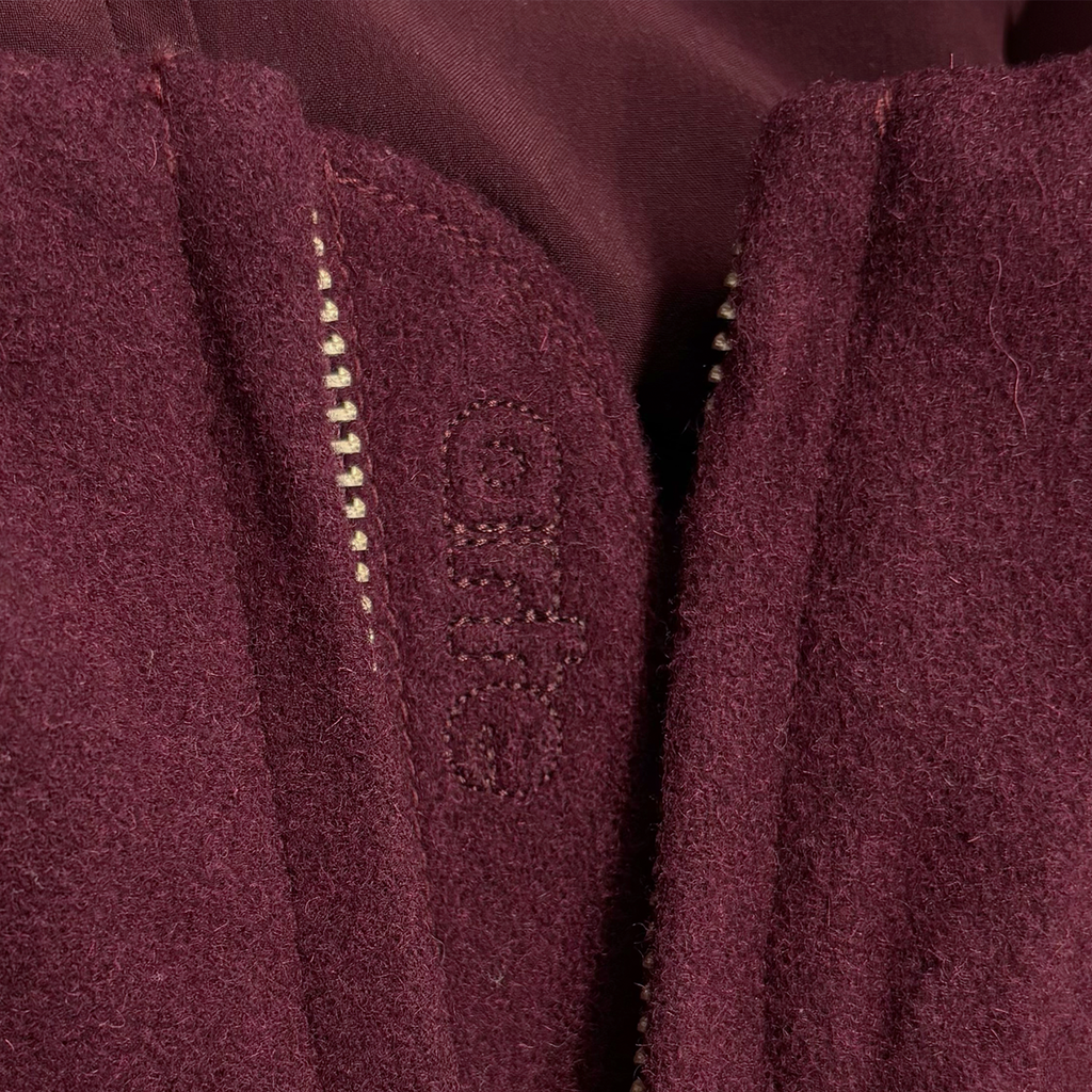 Technical Wool Jacket Bordeaux