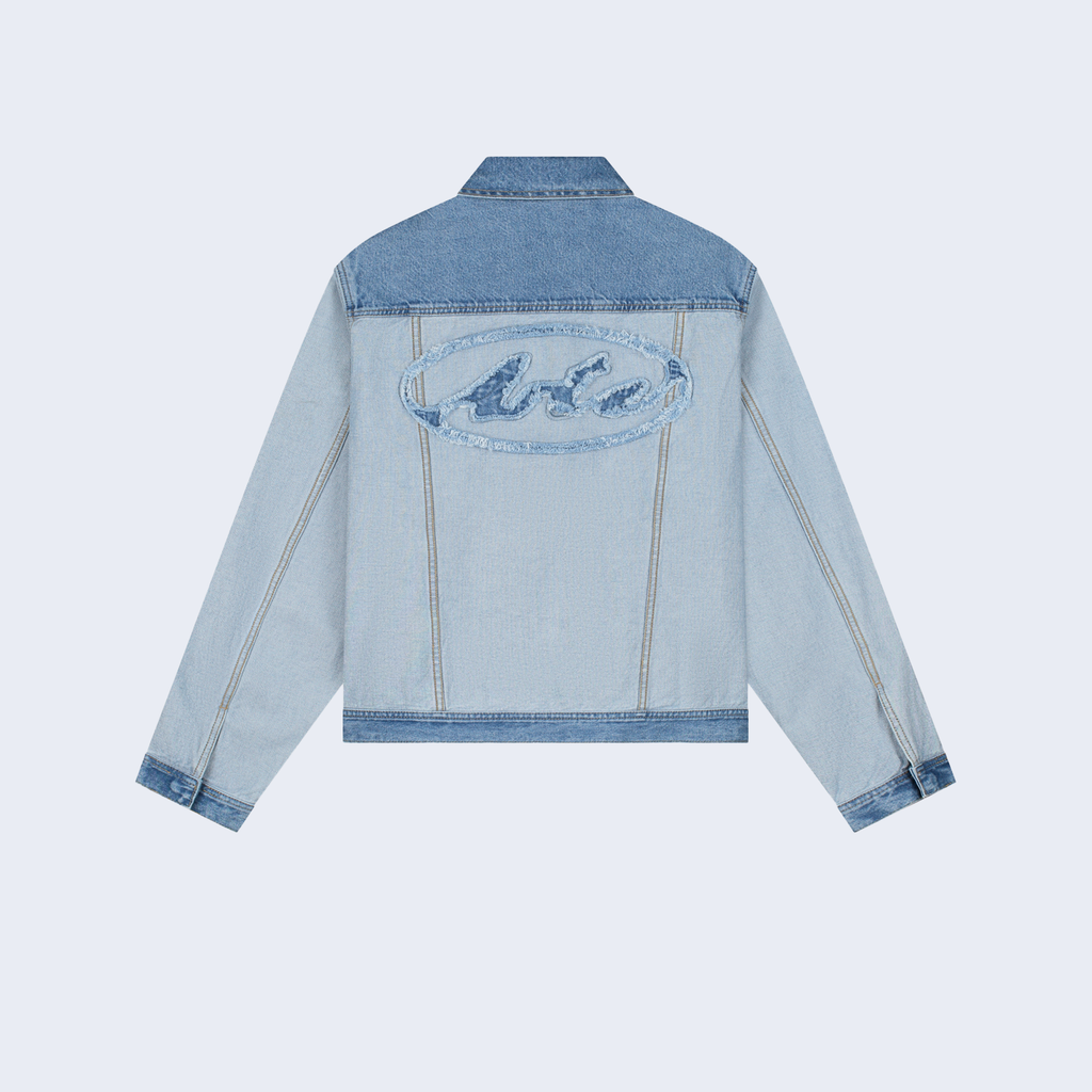 Denim Inside / Out Jacket Denim Bleach