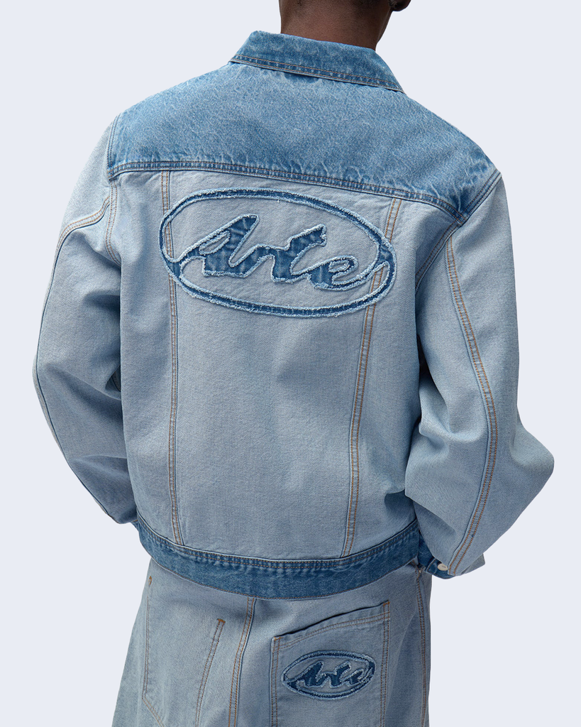Denim Inside / Out Jacket Denim Bleach