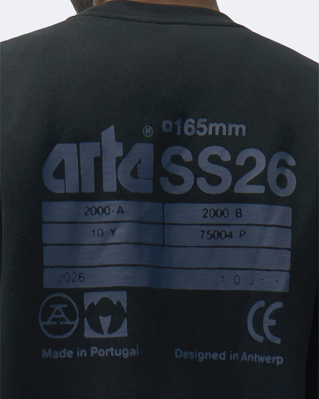 Back SS26 Crewneck Black