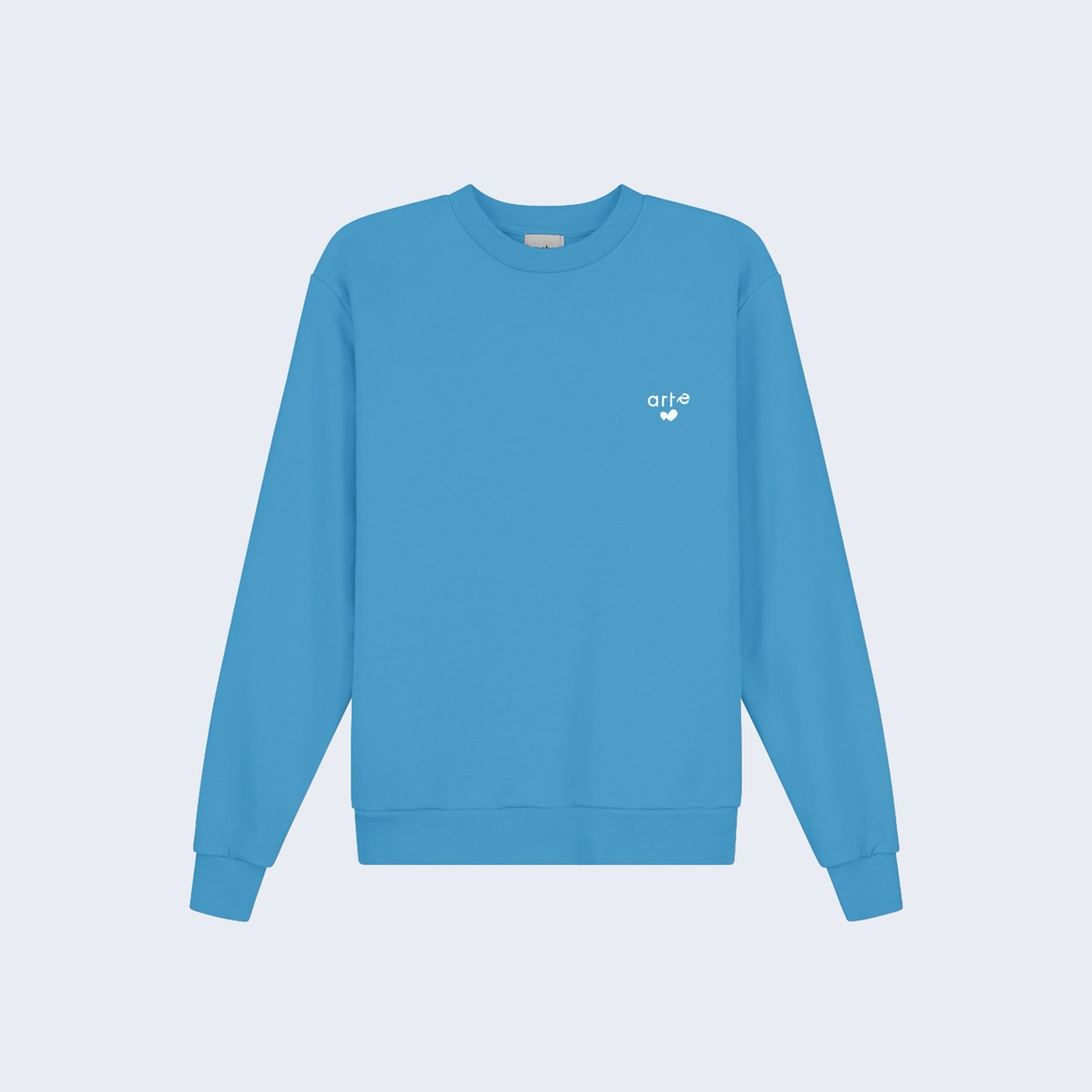 Heart Logo Crewneck Blue