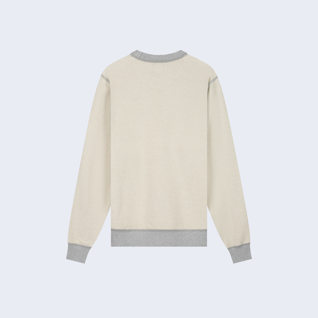 Reversible Label Crewneck Grey