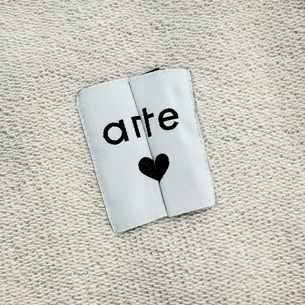 Reversible Label Crewneck Grey