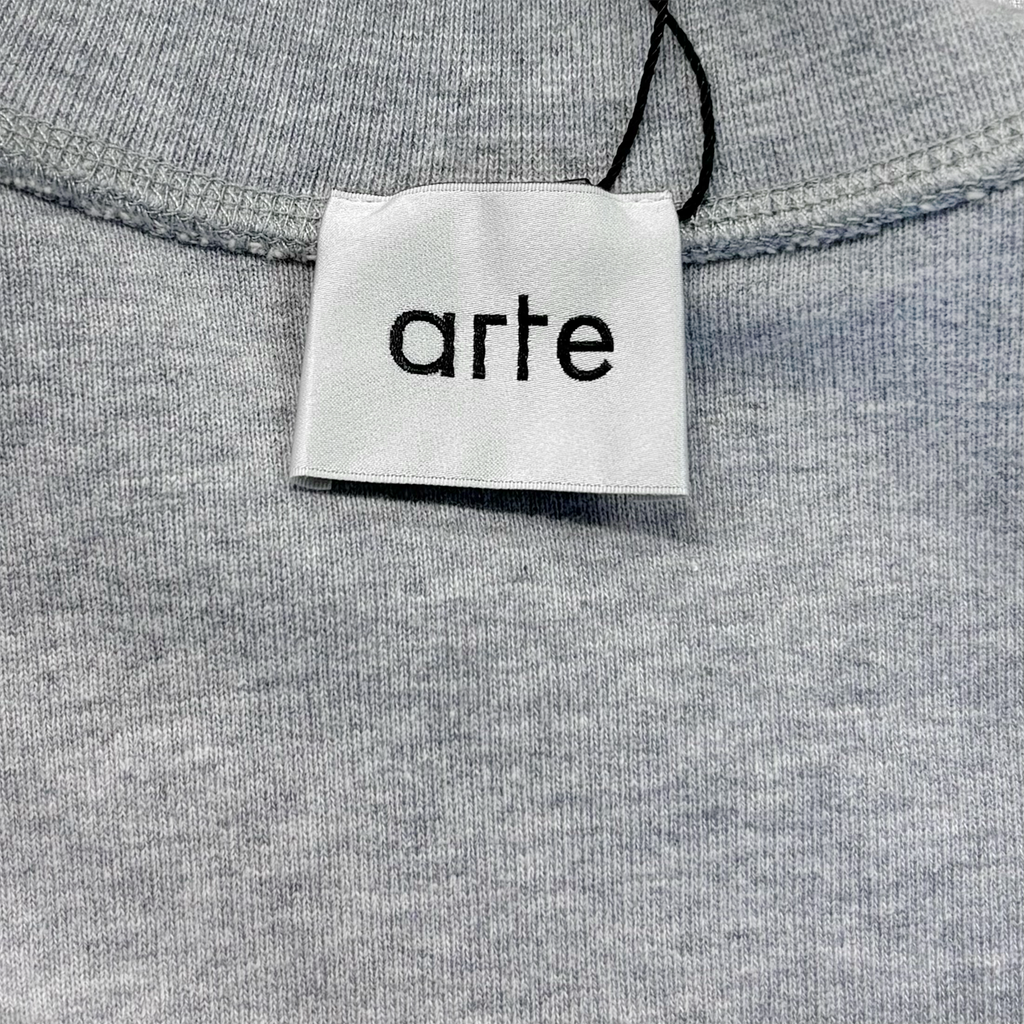 Reversible Label Crewneck Grey