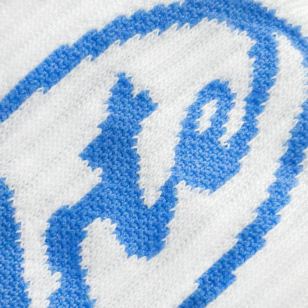 Circle Logo Socks White