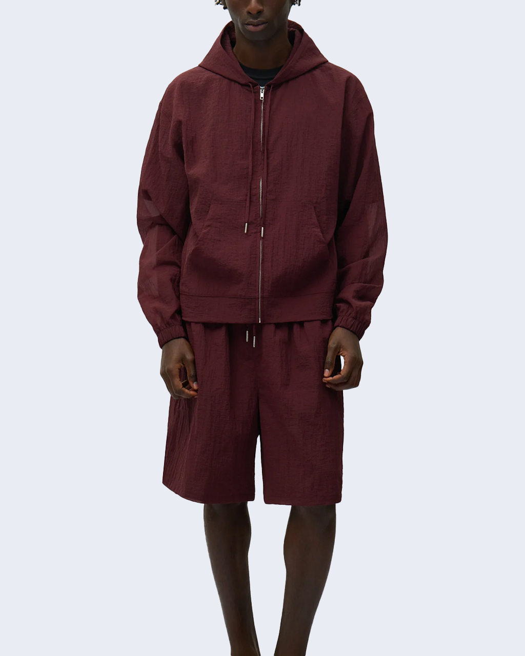 Mesh Shorts Bordeaux