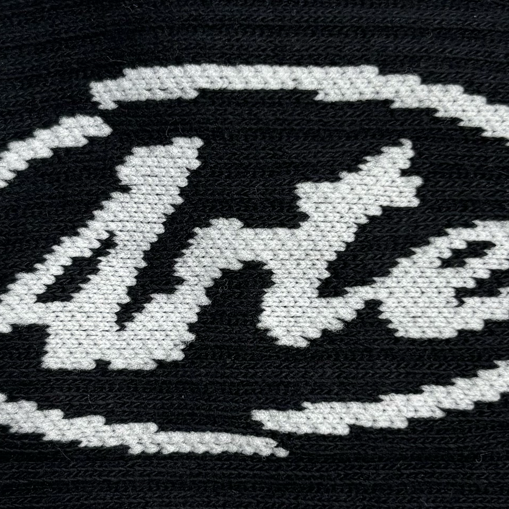 Circle Logo Socks Black