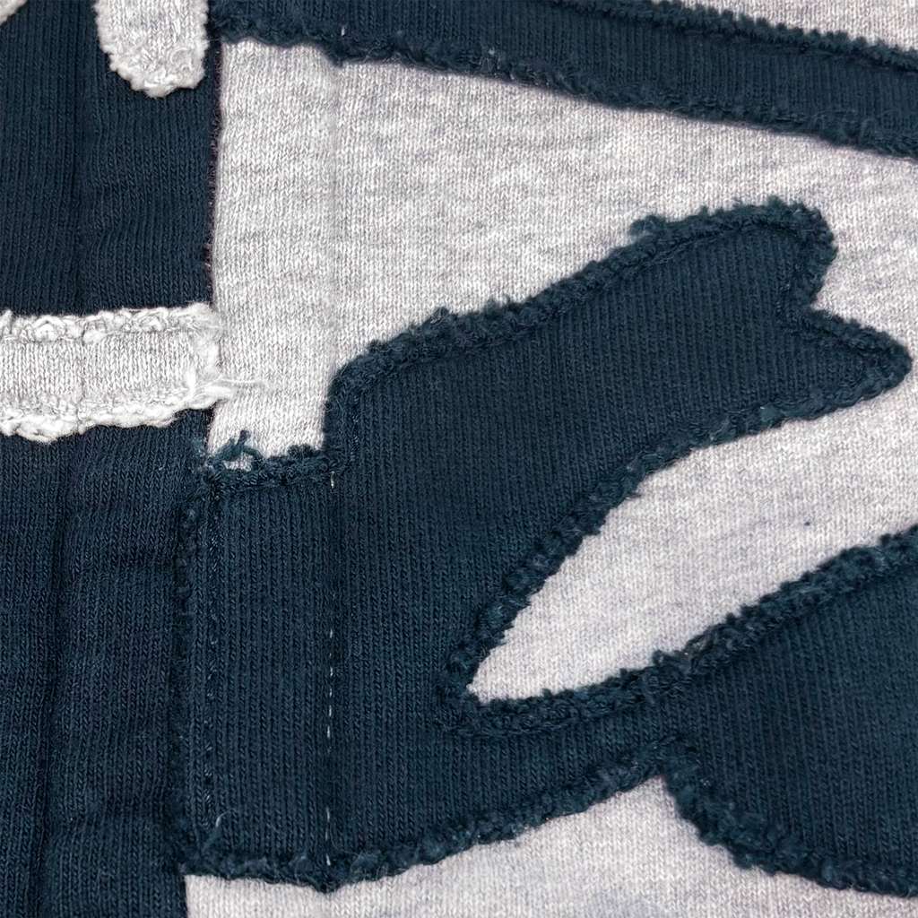 Split Patch Hoodie Grey / Navy