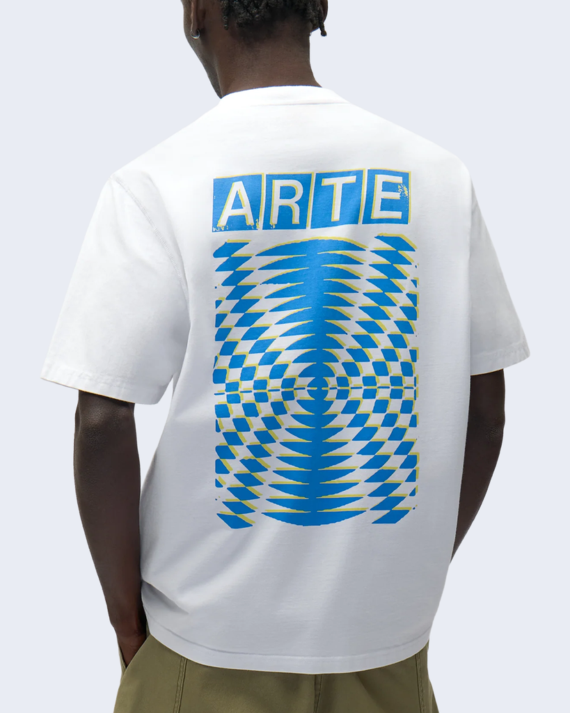 Abstract Back Print White