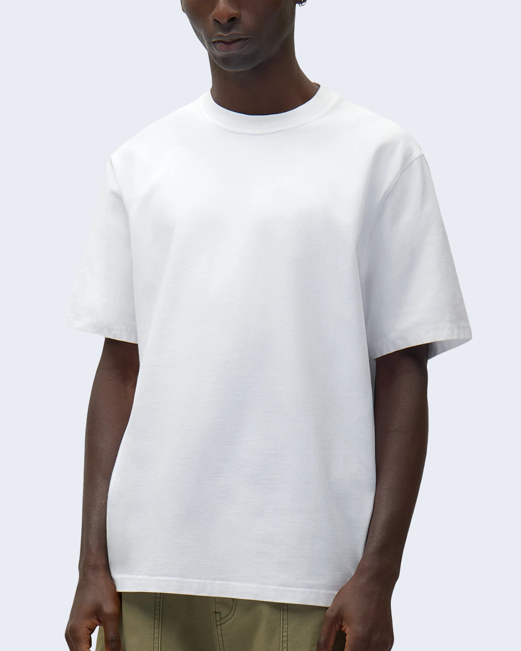 Abstract Back Print White