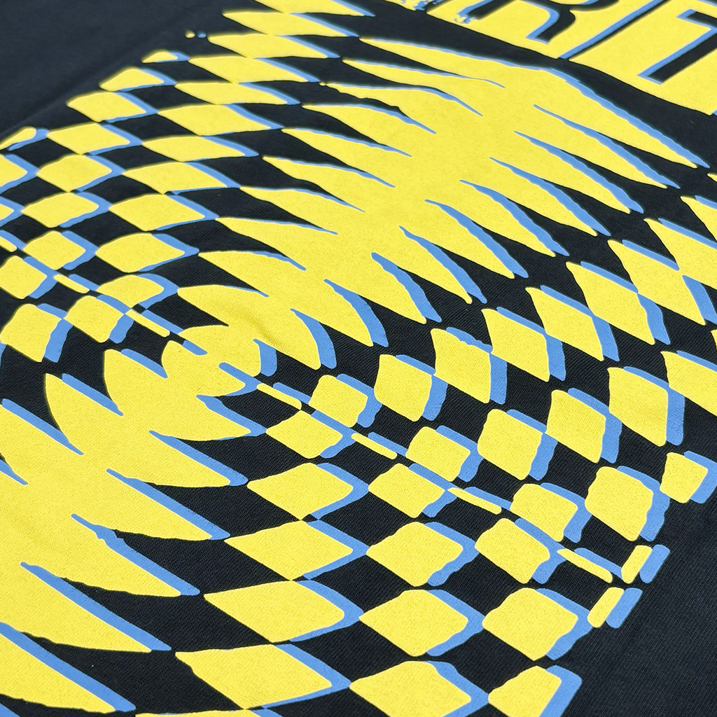 Abstract Back Print Navy