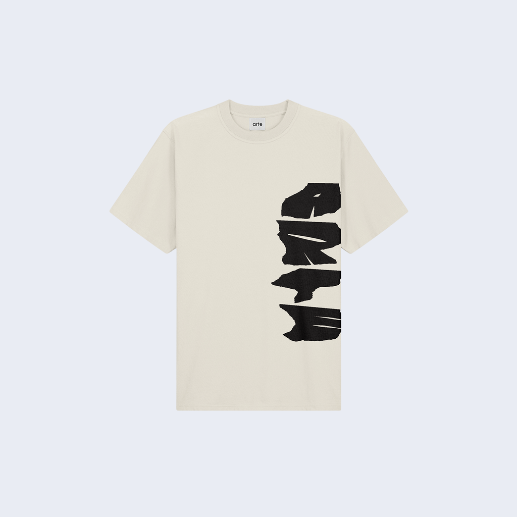 Side Logo T-Shirt Cream