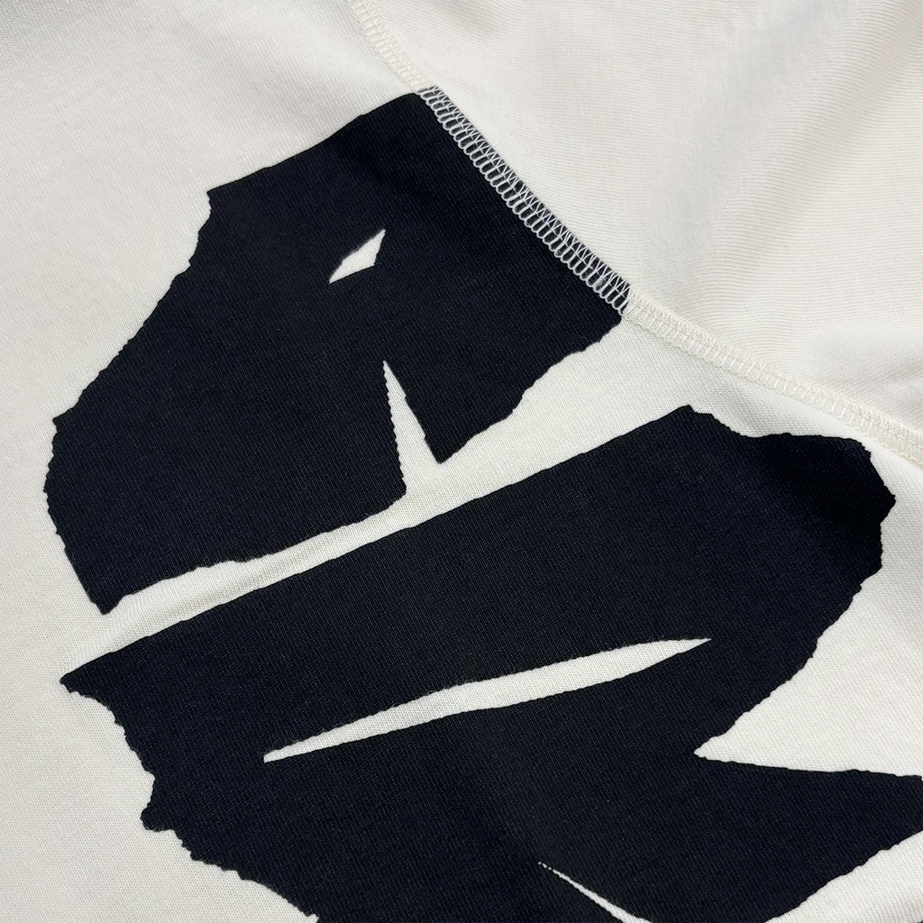 Side Logo T-Shirt Cream