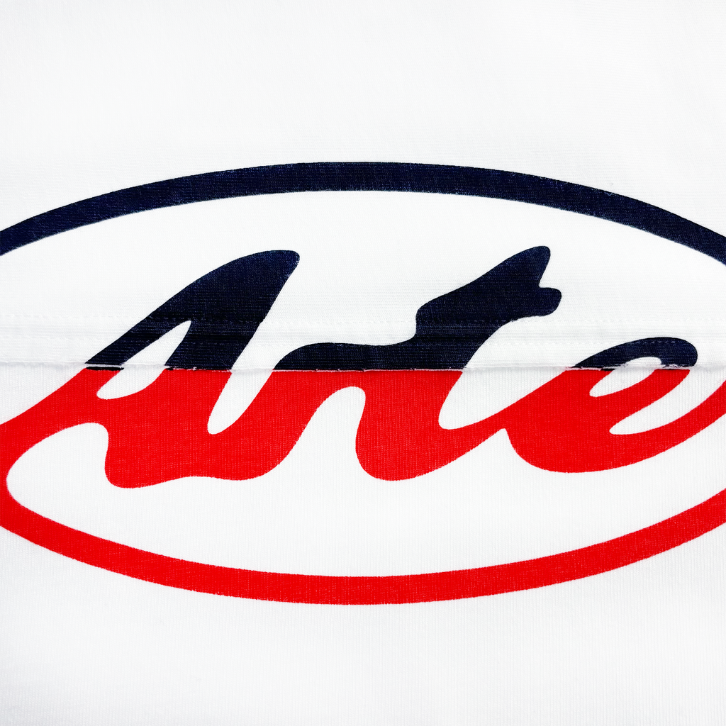 Circle Logo Cut T-Shirt White