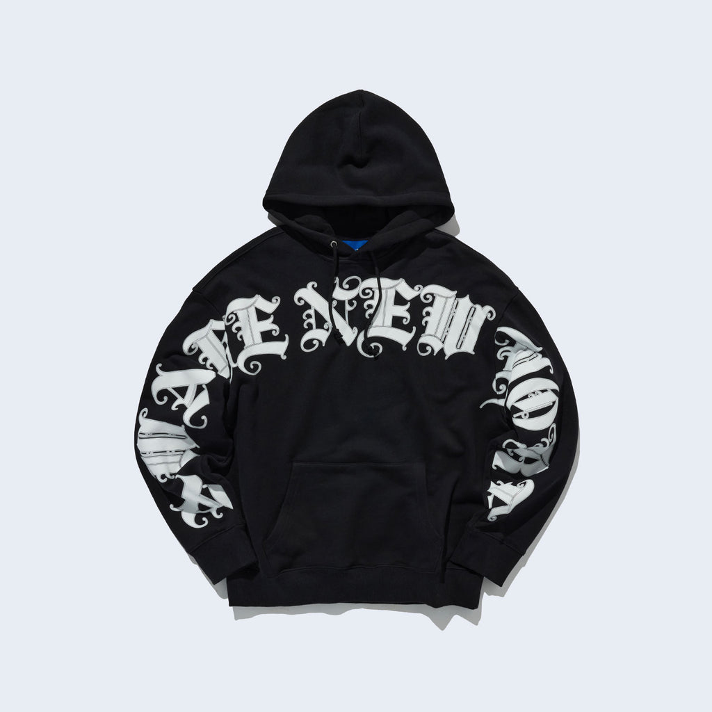 Old English Hoodie Black