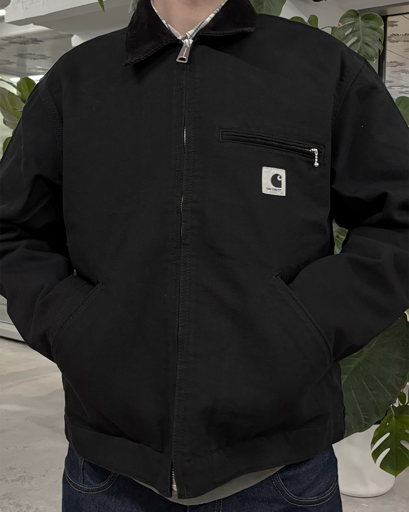 W' OG Detroit Jacket Black / Black Rinsed