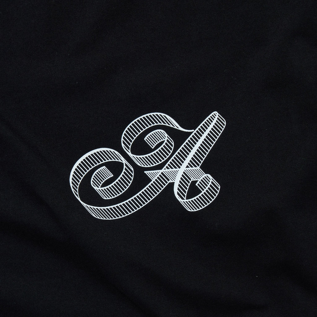 Script Tee Black