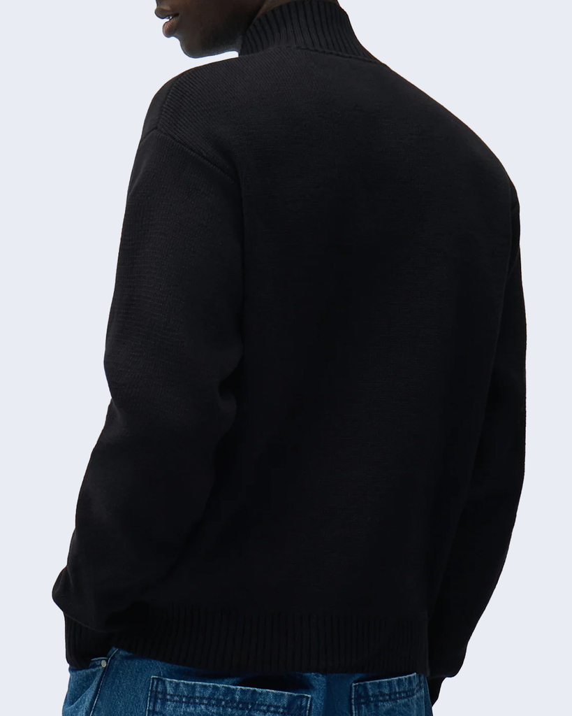 Diels Collar Cardigan Black