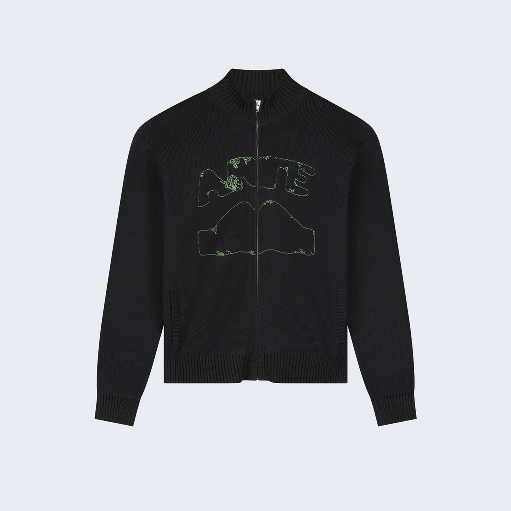 Diels Collar Cardigan Black