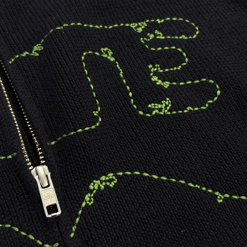 Diels Collar Cardigan Black